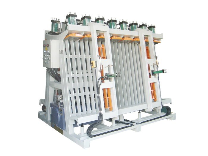 Flooring press for laminating